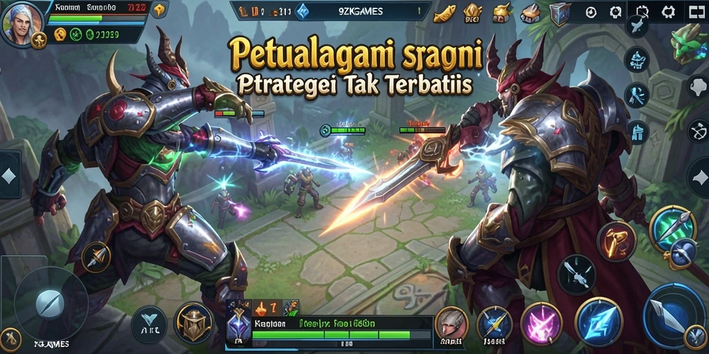 Tampilan gameplay 9ZKGAMES yang menarik dan mendebarkan.