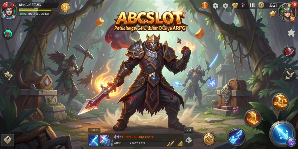 Tampilan gameplay ARPG yang mendebarkan di ABCSLOT.