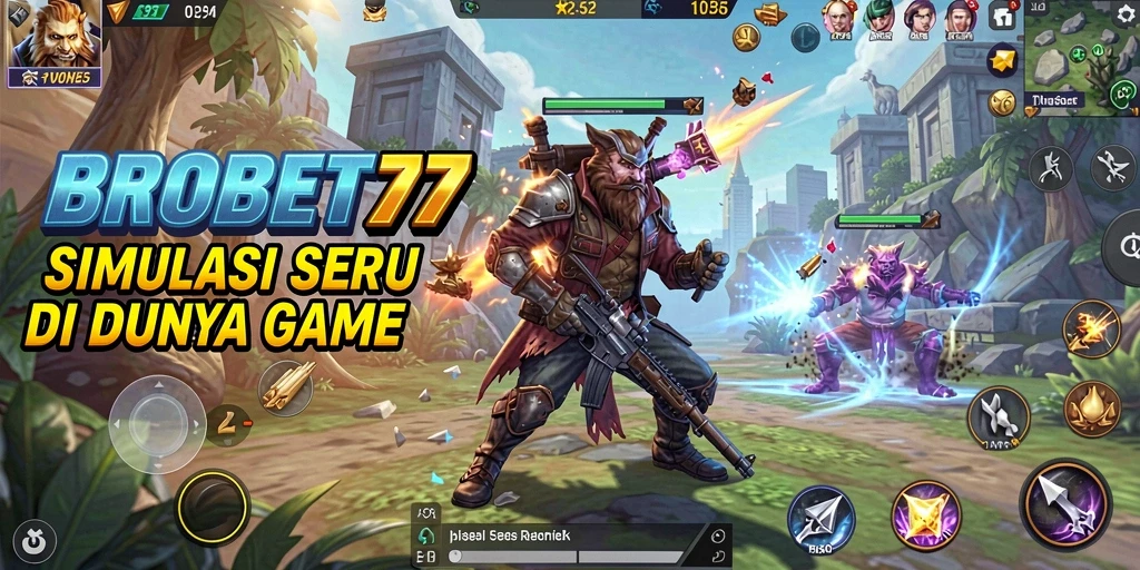Tangkapan layar utama BROBET77 menunjukkan gameplay menarik dari simulasi.