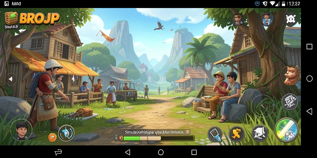Screenshot BROJP menampilkan gameplay menarik dengan interaksi karakter yang hidup.