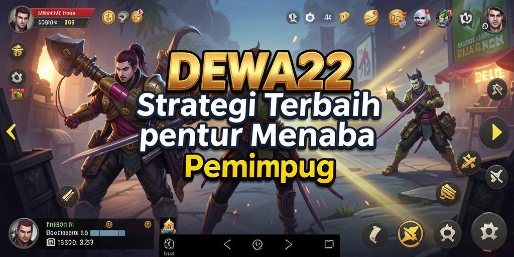 Tampilan menegangkan dan strategis dari gameplay DEWA22.