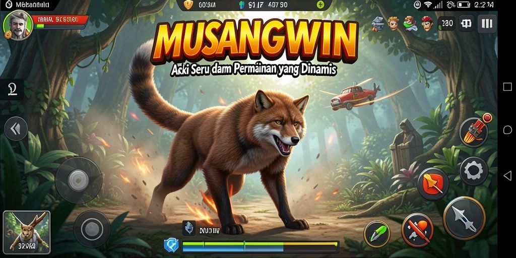Gameplay seru MUSANGWIN dengan aksi mendebarkan dan grafis memukau.