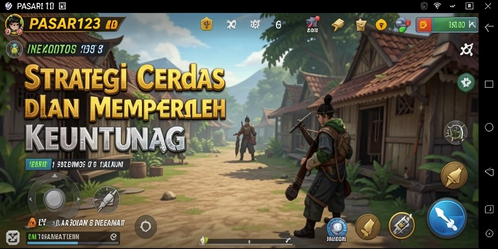 Screenshot gameplay PASAR123 yang menarik dan strategis.
