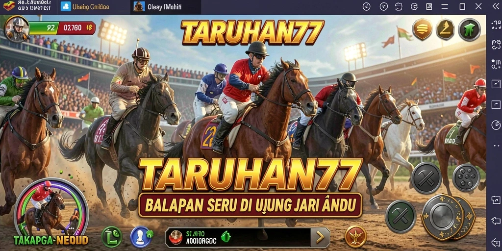 Tampilan seru dari gameplay TARUHAN77 dengan mobil balap yang mendebarkan.