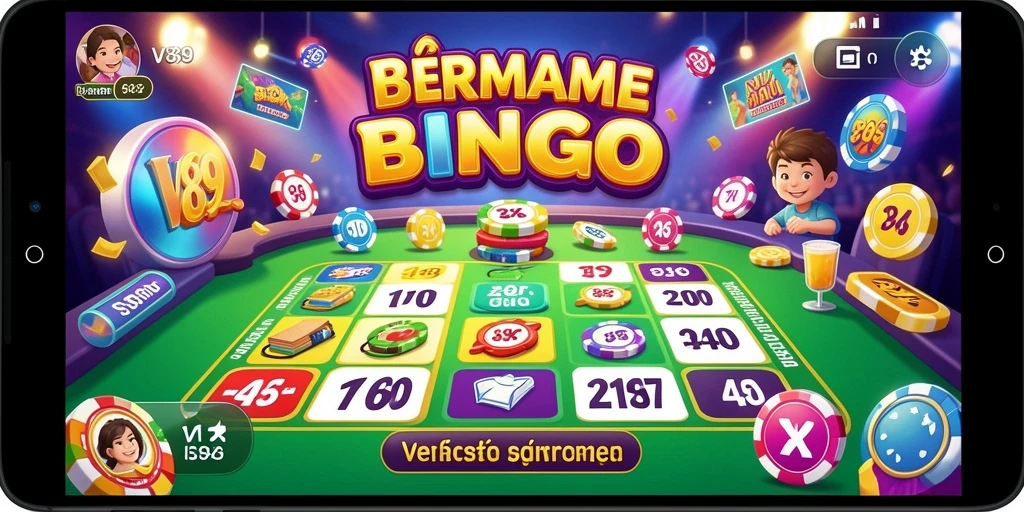 Tampilan gameplay yang seru dan interaktif di V89.