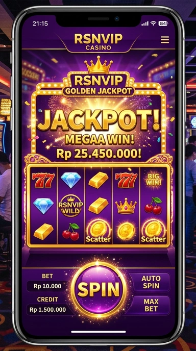 Tampilan antarmuka pengguna aplikasi rsnvip yang modern.